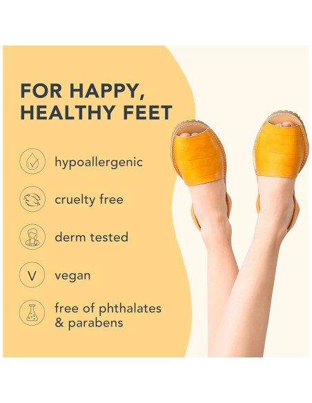 Spray Desodorante para Pies Científico Descalzo 48g - Hipoalergénico, Lavanda y Árbol de Té Spray Desodorante para Pies Científico Descalzo 48g - Hipoalergénico, Lavanda y Árbol de Té