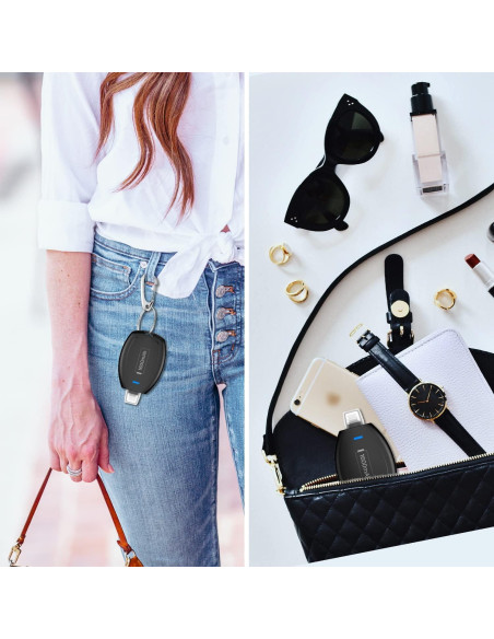 Cargador Portátil Mini Llavero SHENMZ para iPhone - Emergencia