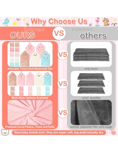 Toallas con Capucha para Bebés Sublaga - 15 Piezas Suaves y Absorbentes 2