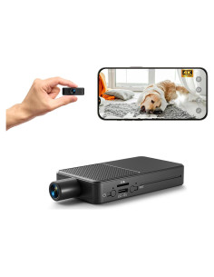 Cámara de Seguridad Mini 4K Stenrital Inalámbrica con Batería 8h