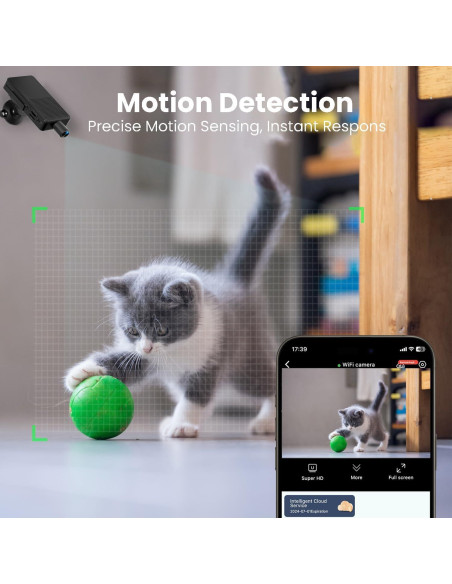 Cámara de Seguridad Mini 4K Stenrital Inalámbrica con Batería 8h Cámara de Seguridad Mini 4K Stenrital Inalámbrica con Batería 8h