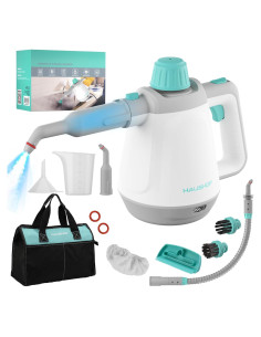 Limpiador a Vapor de Mano HAUSHOF 1200W 0.45L 11 Accesorios