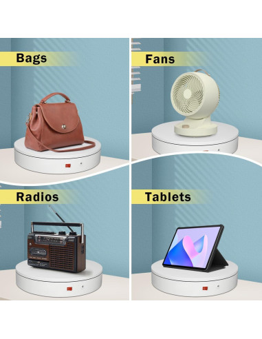 Soporte giratorio motorizado 20 cm ComXim 45 kg para fotografía