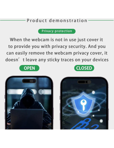 Cubierta de Cámara Frontal EYSOFT para iPhone 16 - 2 Piezas