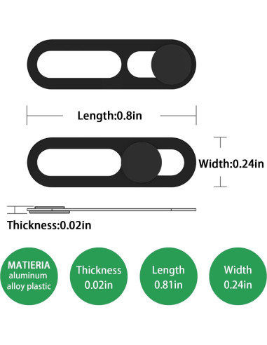 Cubierta de Cámara Frontal EYSOFT para iPhone 16 - 2 Piezas