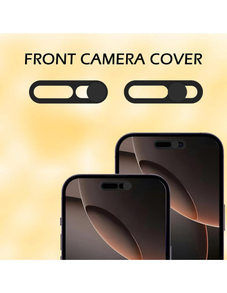 Cubierta de Cámara Frontal EYSOFT para iPhone 16 - 2 Piezas