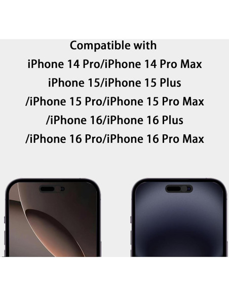 Cubierta de Cámara Frontal EYSOFT para iPhone 16 - 2 Piezas