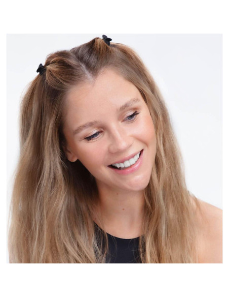 Clips de Garra Kitsch de Plástico Reciclado Tortuga y Negro 6 pcs