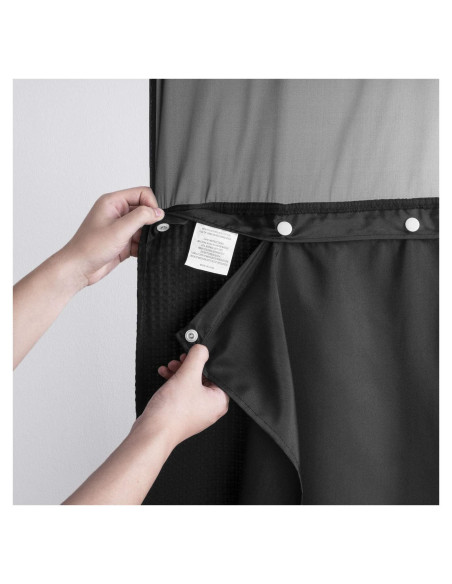 Forro de Tela Snap-in Barossa Design 178x137 cm Negro