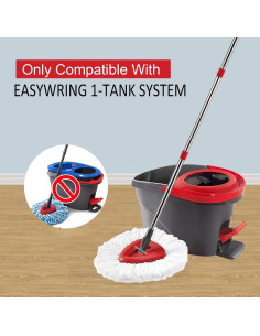 Mopa Giratoria GreeSuit con Mango Ajustable 76-147cm + 5 Recambios 2