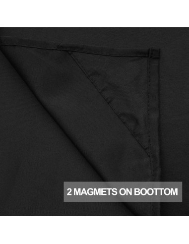 Forro de Tela Snap-in Barossa Design 178x137 cm Negro