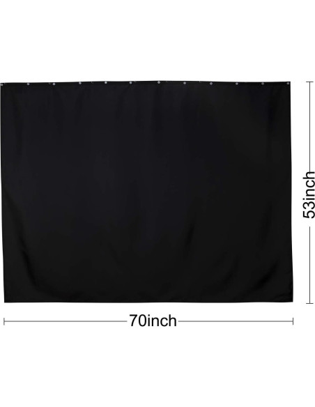 Forro de Tela Snap-in Barossa Design 178x137 cm Negro