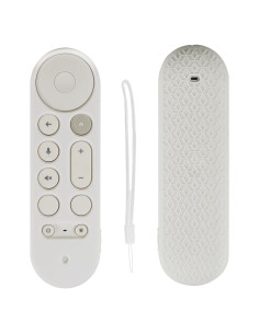 Funda de Silicona para Control Remoto Google TV 4K 2024 - Antideslizante