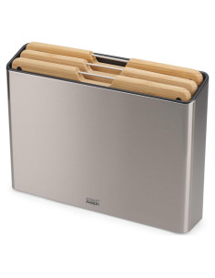 Conjunto de 3 Tablas de Cortar de Bambú Joseph Joseph con Estuche