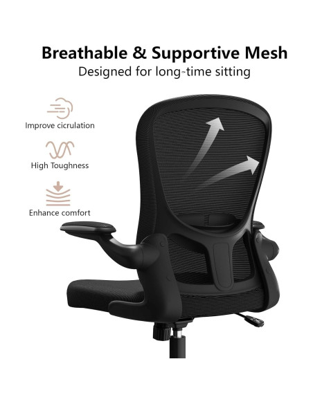 Silla de Oficina Ergonómica Silybon EX938 Ajustable Negro