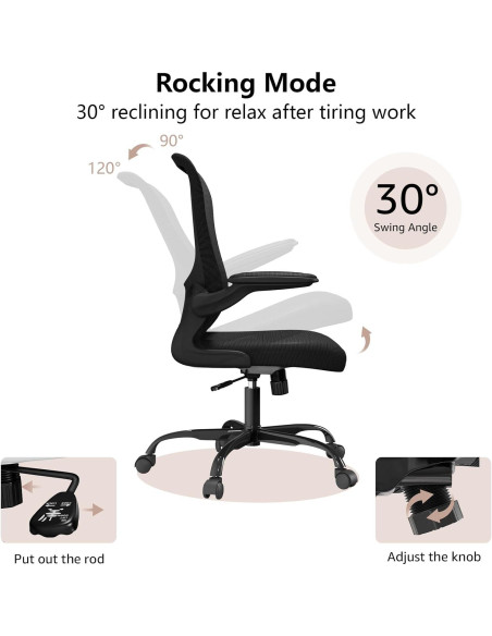 Silla de Oficina Ergonómica Silybon EX938 Ajustable Negro