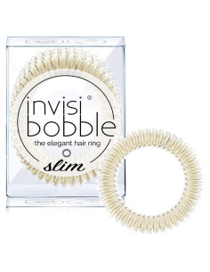 Invisibobble SLIM Paquete de 3 - Accesorios para Cabello Dorado