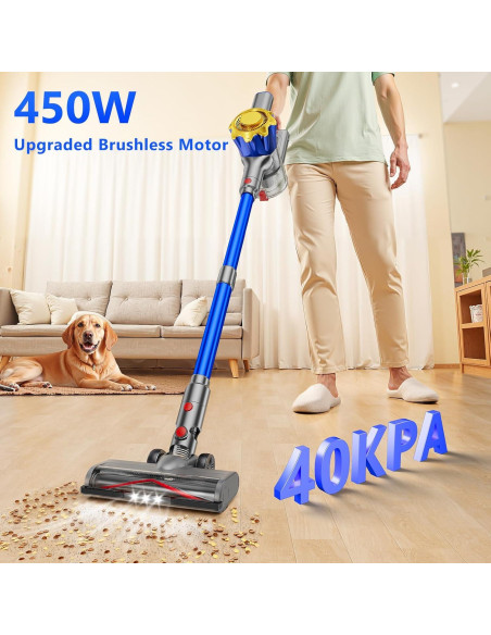 Aspiradora Inalámbrica MBYULO XCQ-EHBR-A001 450W 50min