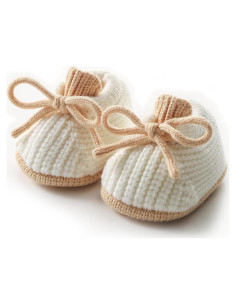 Botines para Bebés Loyfoky A2027 Suaves 0-3 Meses Blanco