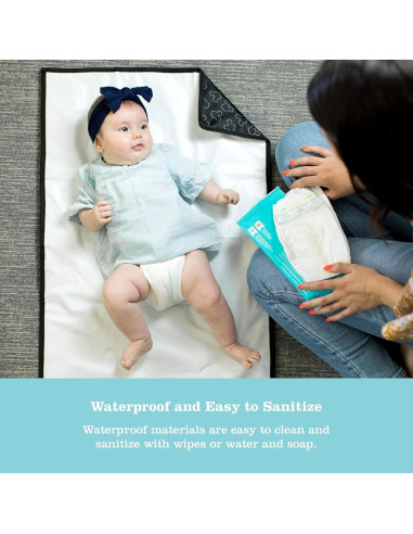 Almohadilla Cambiadora Portátil Disney Baby J.L. Childress - Negro