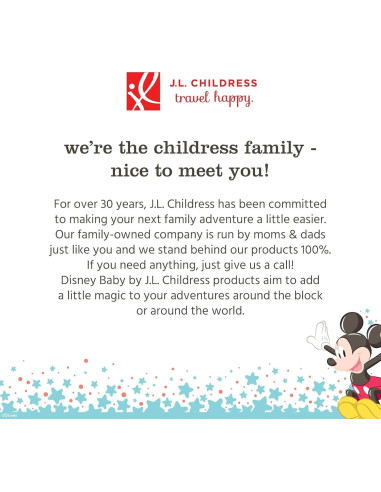 Almohadilla Cambiadora Portátil Disney Baby J.L. Childress - Negro
