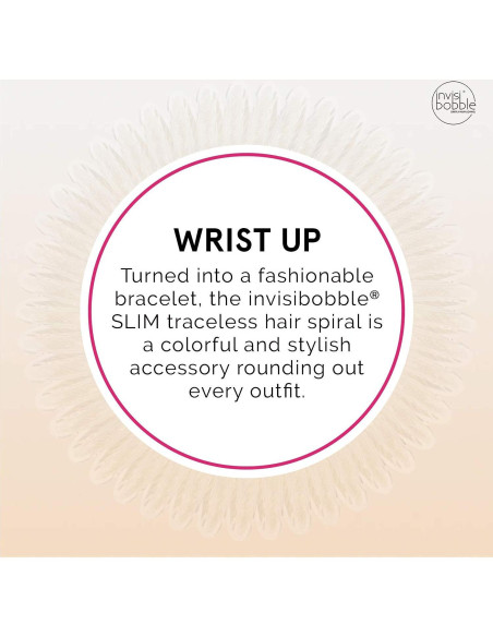 Invisibobble SLIM Paquete de 3 - Accesorios para Cabello Dorado