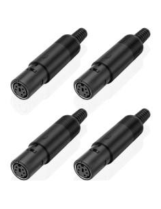 Adaptador Hembrado Mini DIN S-Video 5 Pines MEIRIYFA - 4 Pcs