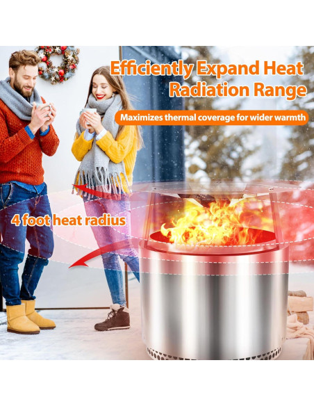 Deflector de Calor Uniflasy para Solo Stove Yukon 1.0 y 2.0