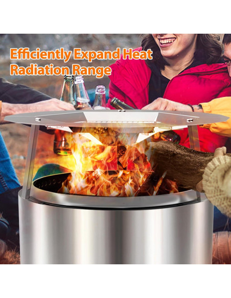 Deflector de Calor Uniflasy para Solo Stove Yukon 1.0 y 2.0