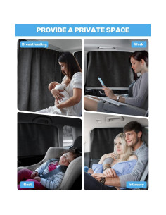 Cortinas de Privacidad para Auto Epltion QCY 79x137cm 2