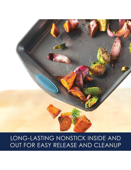 Juego de bandejas para galletas Rachael Ray 3 piezas acero