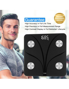 Báscula de Baño Inteligente Vitafit VT702 - 181.44kg, Análisis Corporal 2