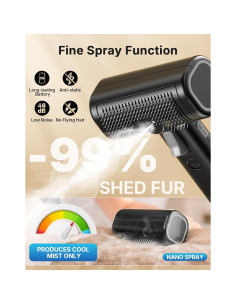 Cepillo 5-en-1 para Gatos WOWOOF PET con Spray y Rastrillos 2