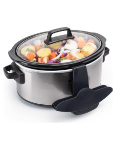 Soporte para tapa de olla de cocción lenta Lid Pocket - Negro