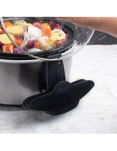 Soporte para tapa de olla de cocción lenta Lid Pocket - Negro 2