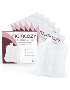Almohadillas de Hidrogel para Pezones Momcozy 6 PCS - Alivio Lactancia