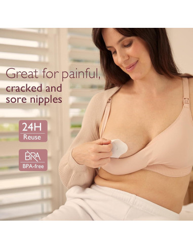 Almohadillas de Hidrogel para Pezones Momcozy 6 PCS - Alivio Lactancia