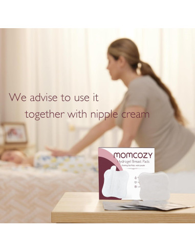 Almohadillas de Hidrogel para Pezones Momcozy 6 PCS - Alivio Lactancia