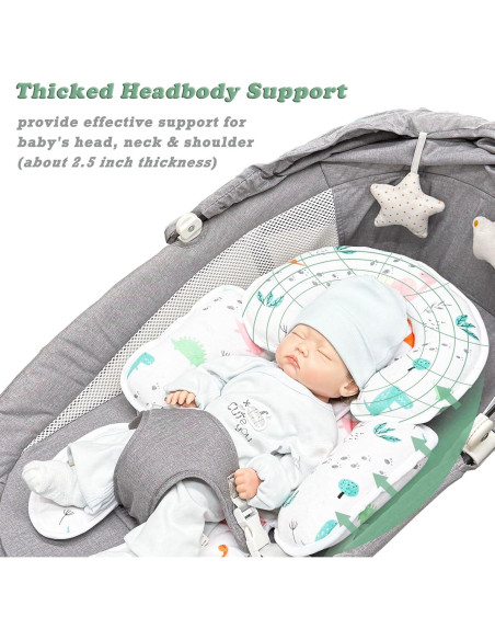 Cojín Infantil para Asiento de Auto Dinosaurios - Universal