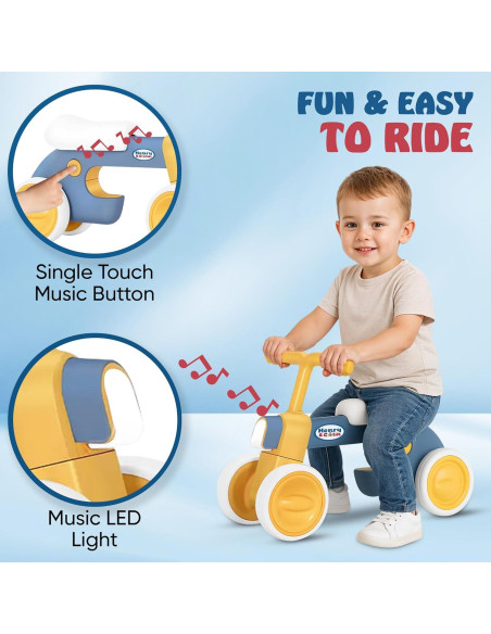 Bicicleta de Equilibrio Henry & Colin Azul - Sin Pedales, 1-3 Años