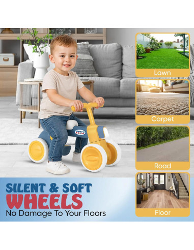 Bicicleta de Equilibrio Henry & Colin Azul - Sin Pedales, 1-3 Años