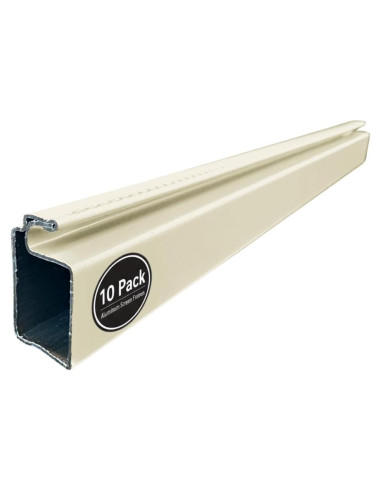 Kit de Marco de Pantalla para Ventana Pequeña Metro Screenworks - Almendra, 10 Varillas 182.88 cm