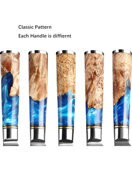 Cuchillo de Pelar Fukep 3.5" Damasco VG10 Acero 66 Capas