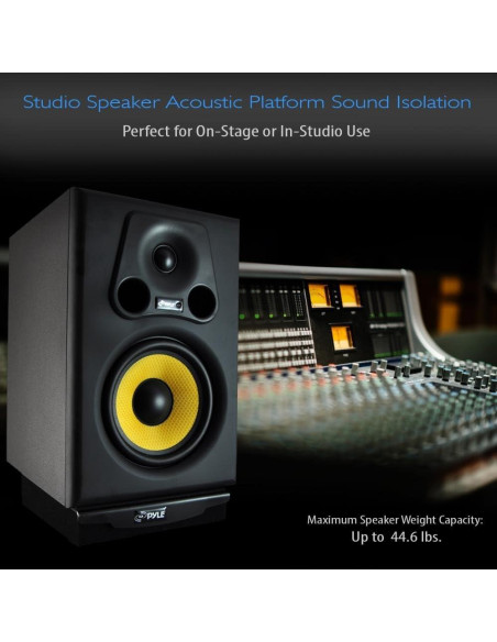Elevador de Altavoz Aislante Pyle PSI04 - 19.1x23.1cm - Espuma