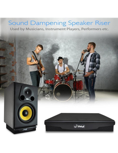Elevador de Altavoz Aislante Pyle PSI04 - 19.1x23.1cm - Espuma