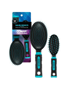 Conair Juego de Cepillos para Cabello 2 Piezas - Verde Azulado