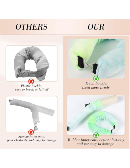 Set de Rulos Sin Calor Obeoby Jumbo con Bufanda de Seda