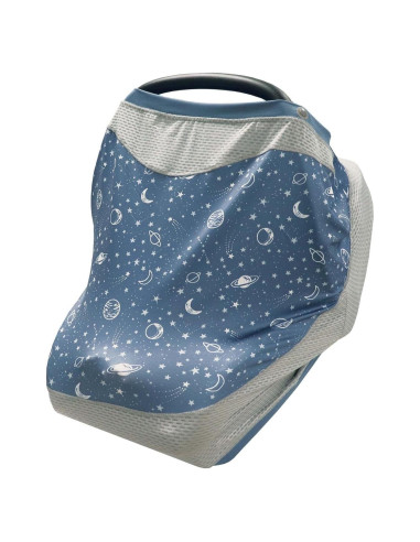 Funda Multiuso Boppy 4 y Más Azul Cielo Estrellado UPF 50+