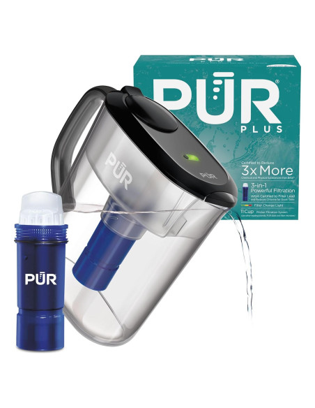 Jarra de Agua PUR Plus 11 Tazas con Filtro Reductor de Plomo