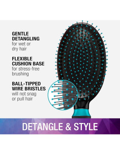 Cepillo Desenredante Conair Salon Results - Acolchado 23.5cm 2